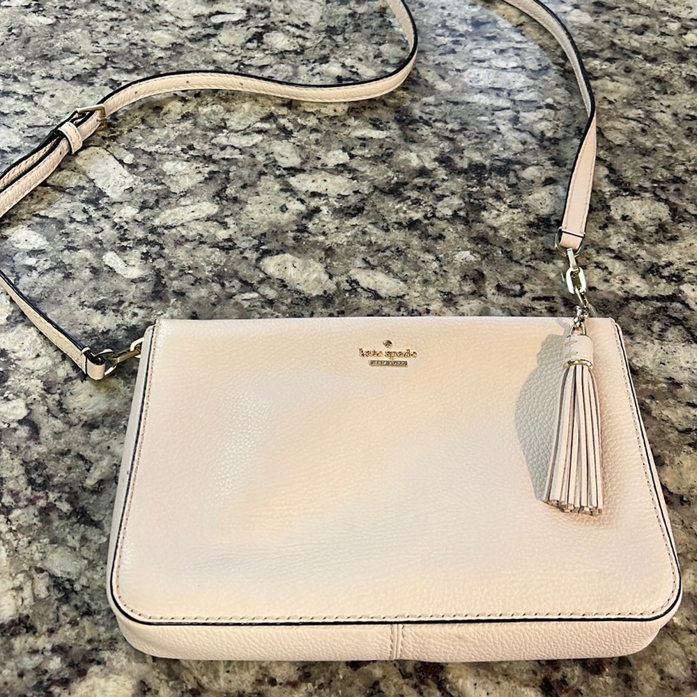 Kate spade crossbody light pink